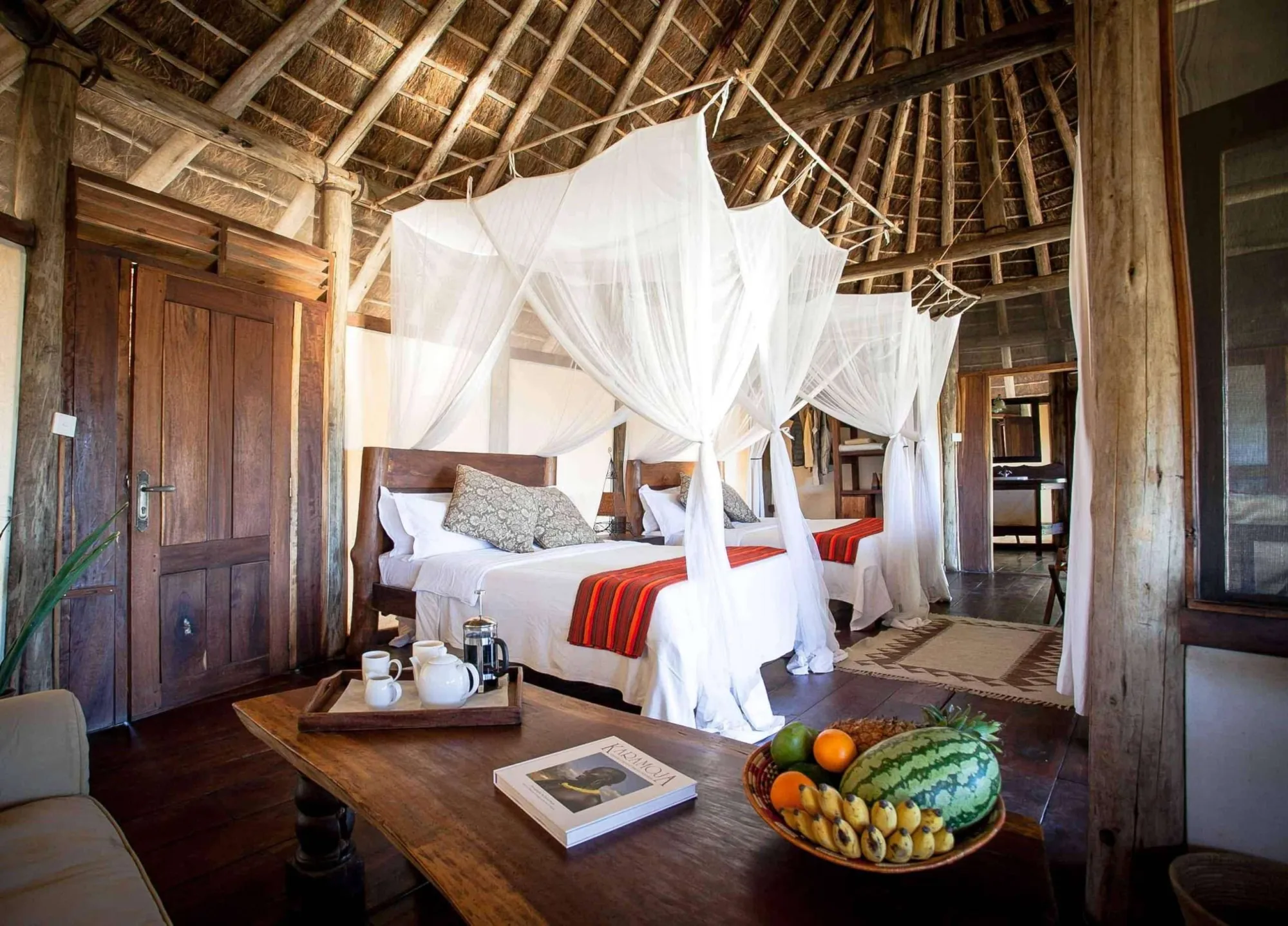 Twin guest chalet