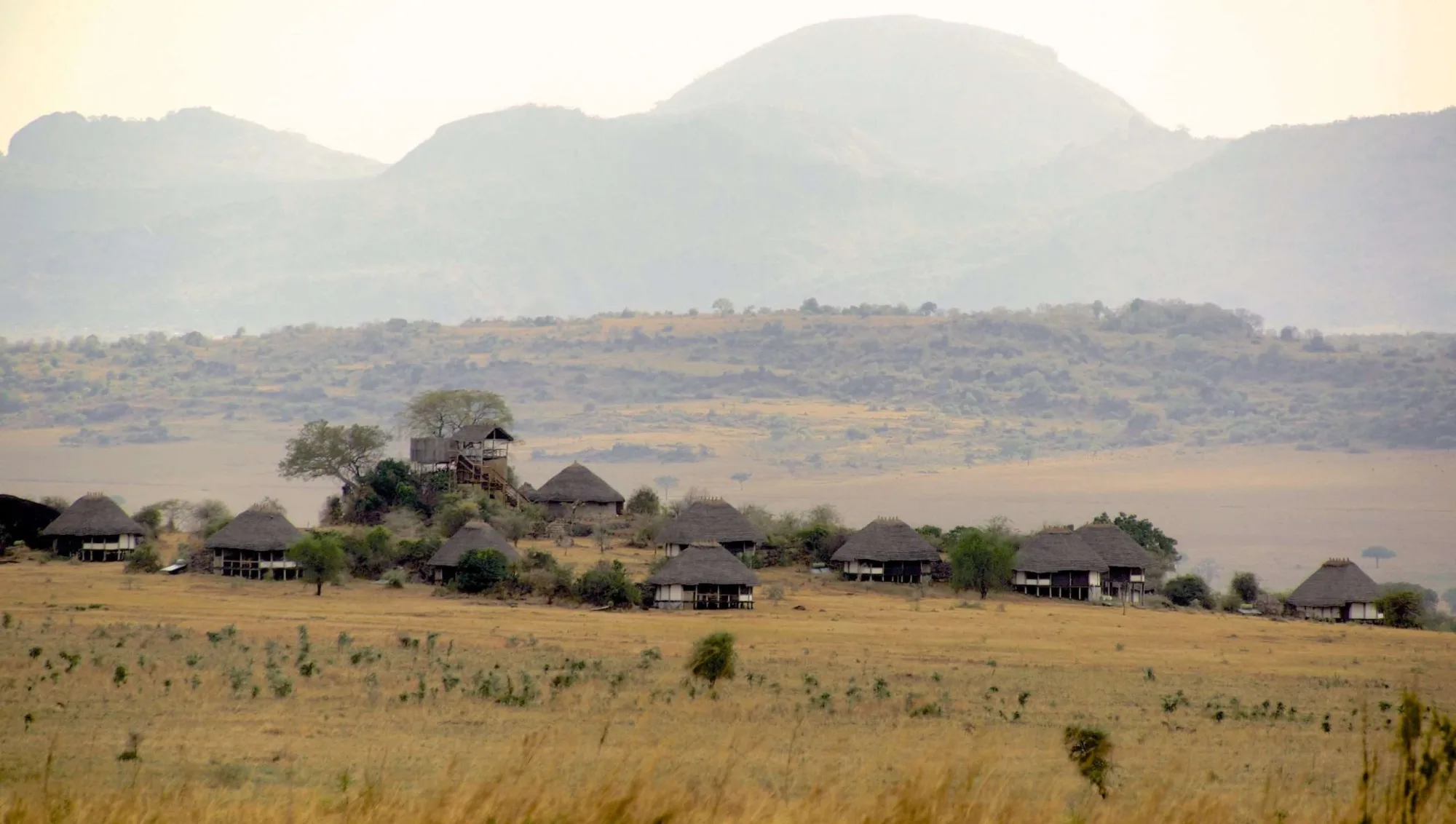 Chalets above the Narus Valley