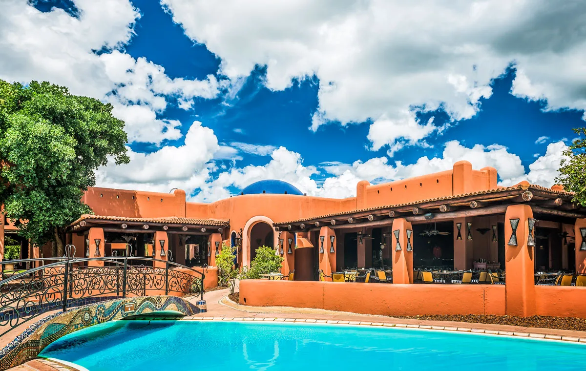Poolside restaurant