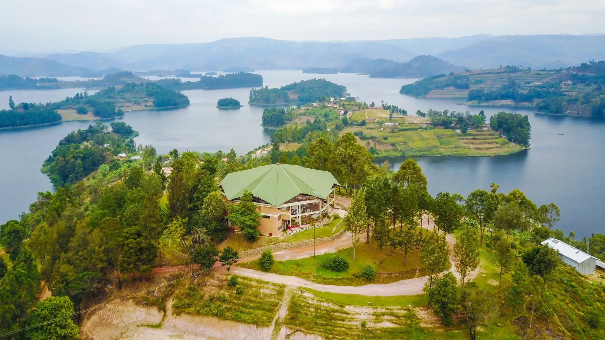 Lake Bunyonyi panorama