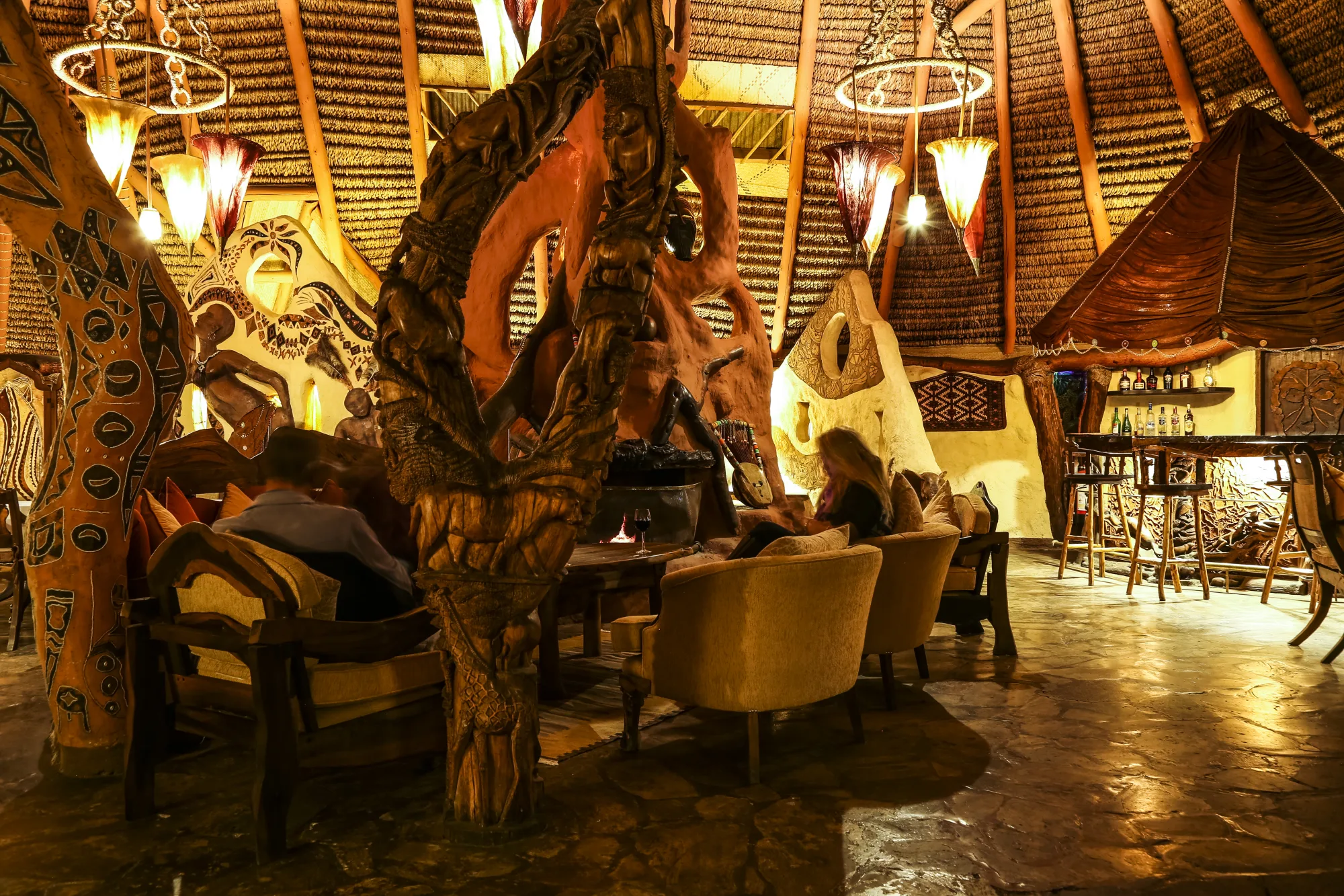 Handcrafted African lounge