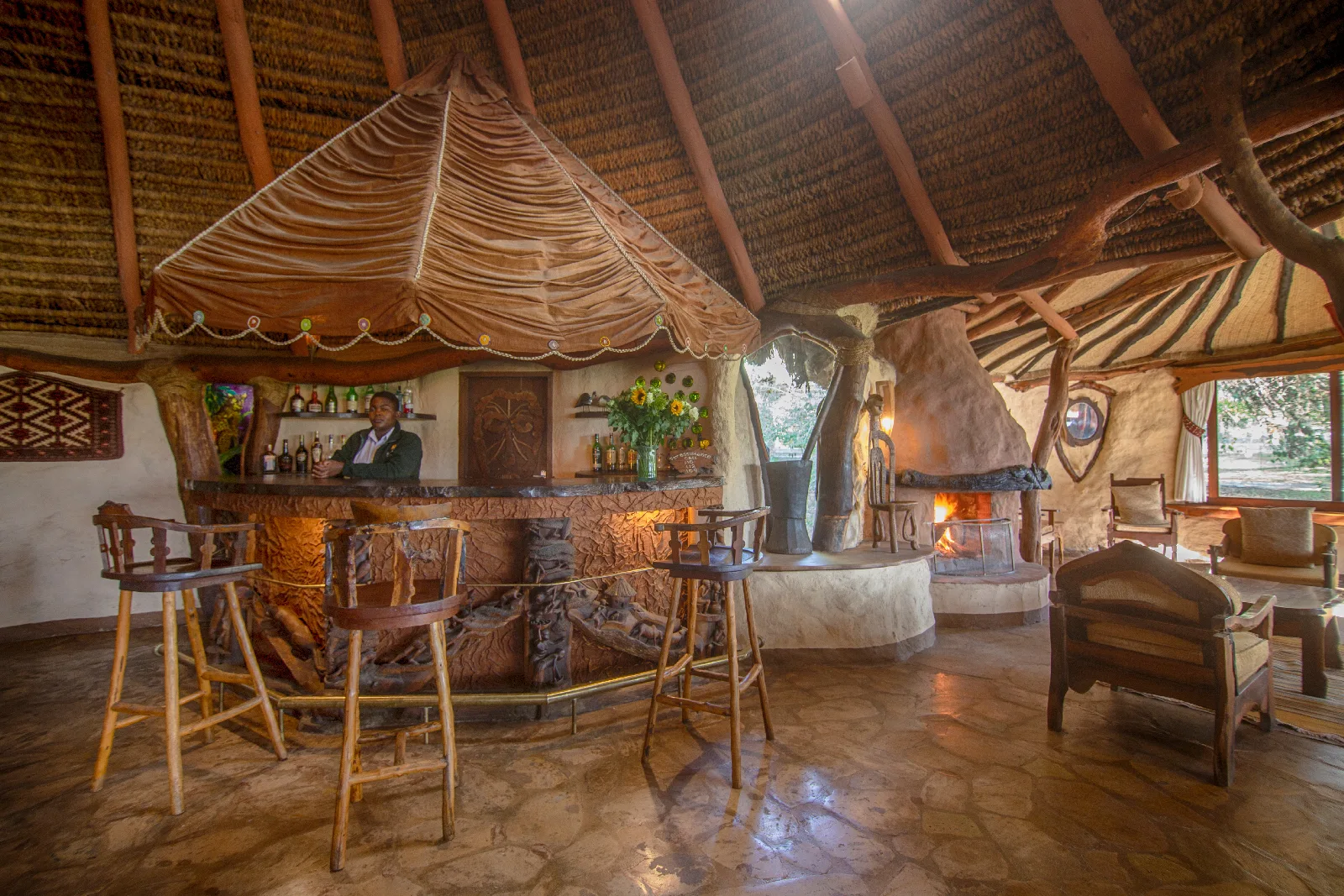 Open main lodge