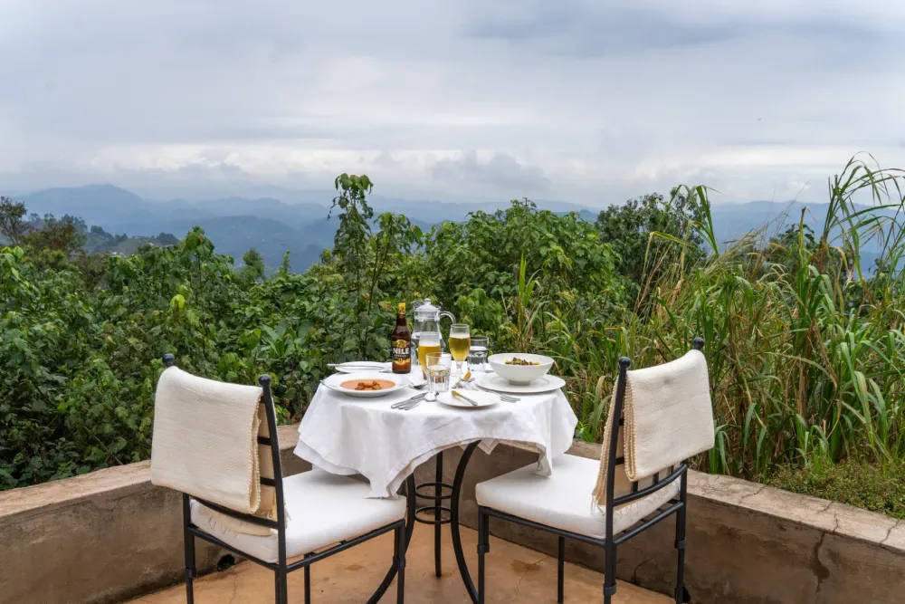 Virunga highlands breakfast