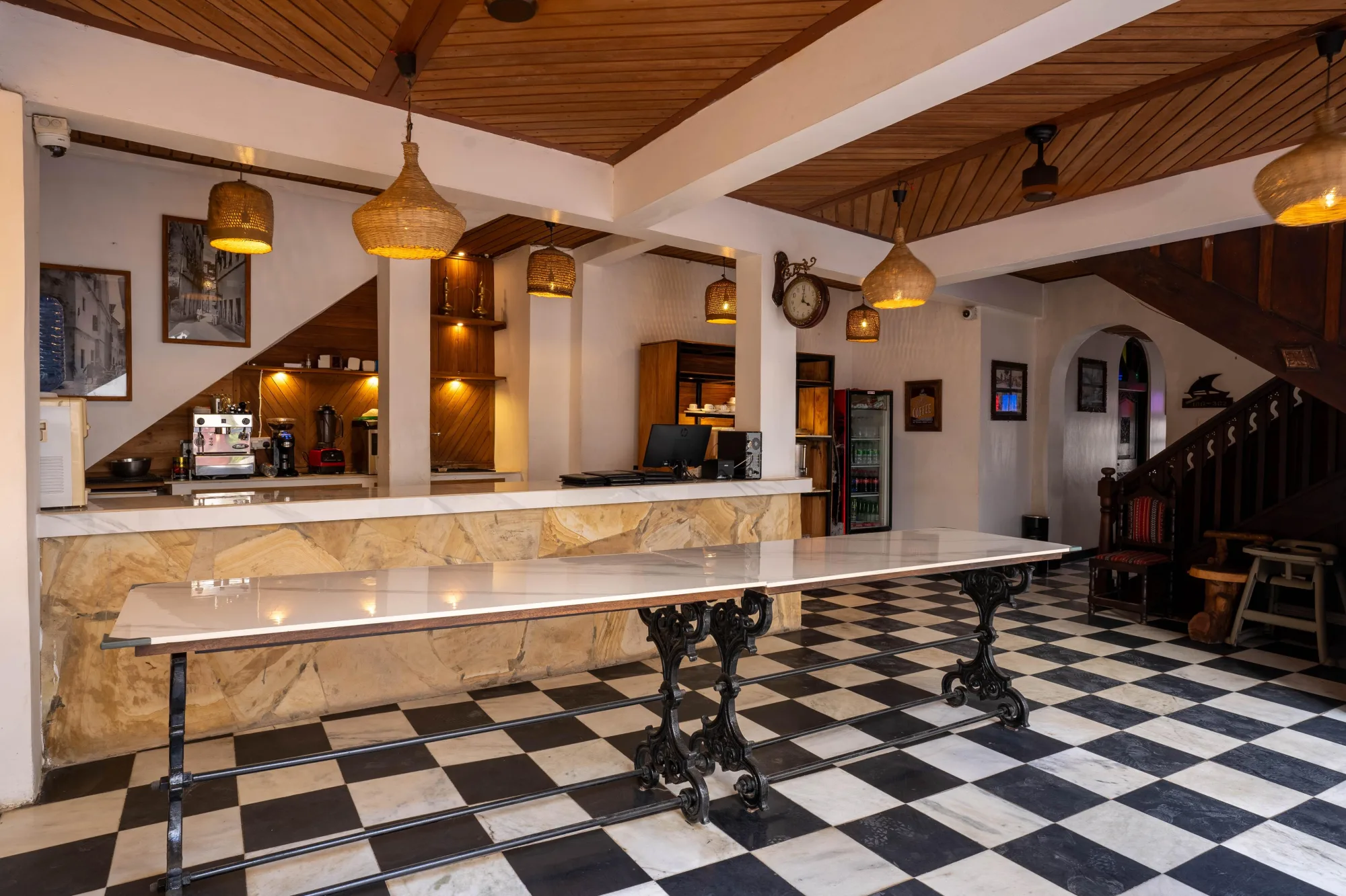 Hotel reception