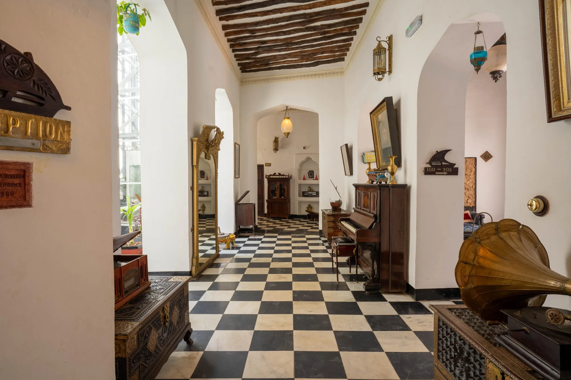 Historic interior corridor