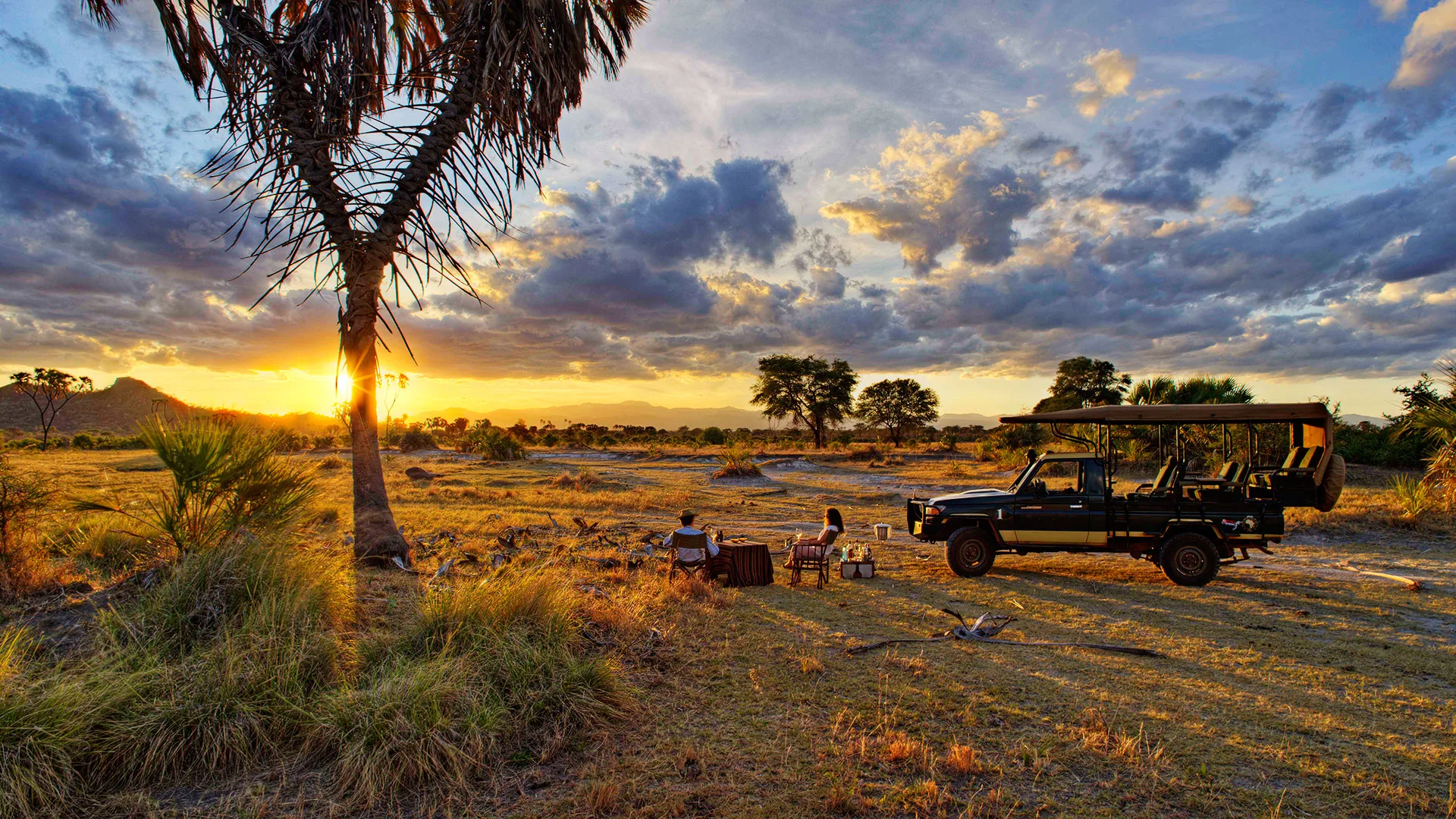 Meru wilderness sundowner