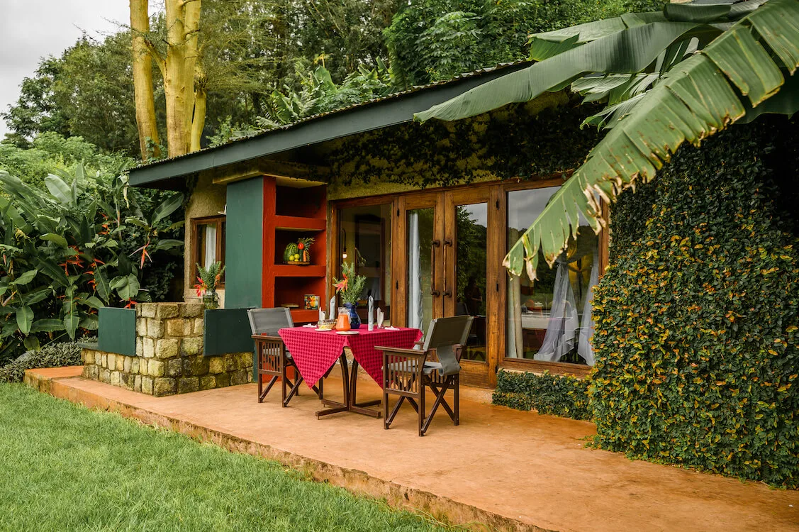 Garden chalet exterior