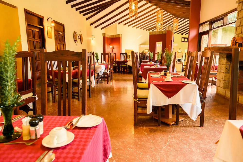 Indoor restaurant
