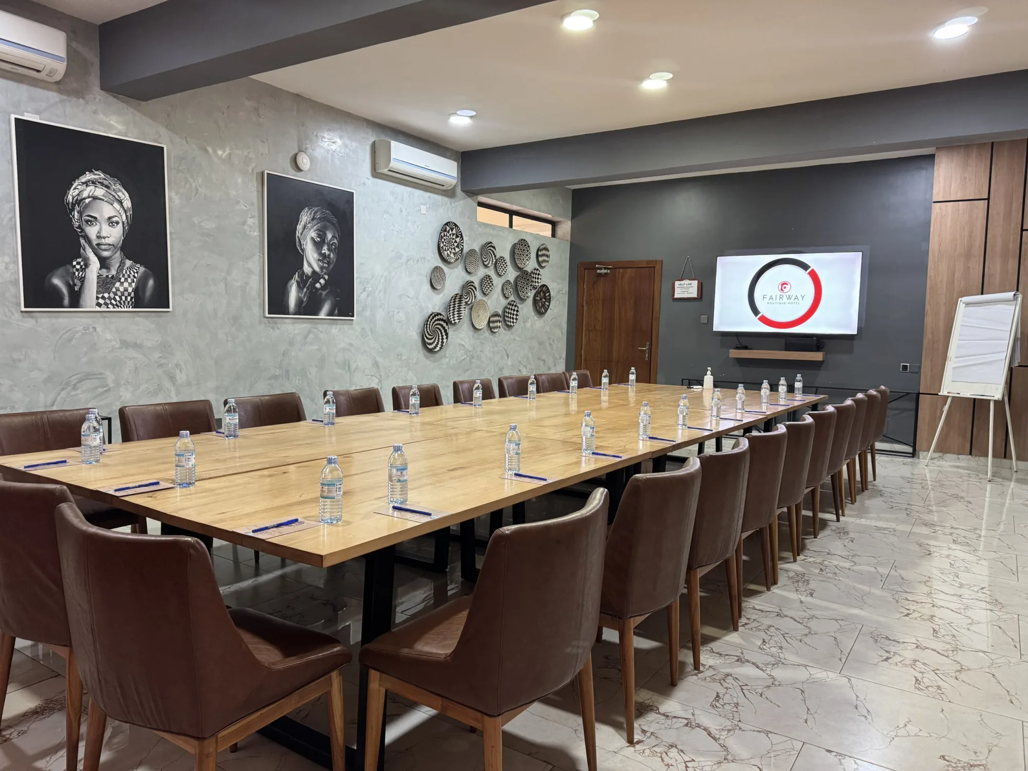 Conference boardroom