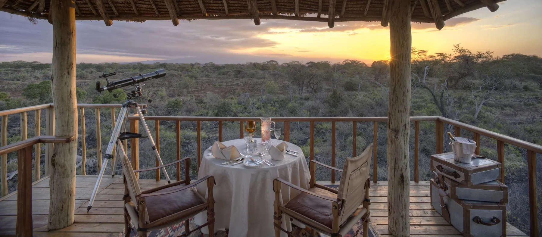 Private sunset dining