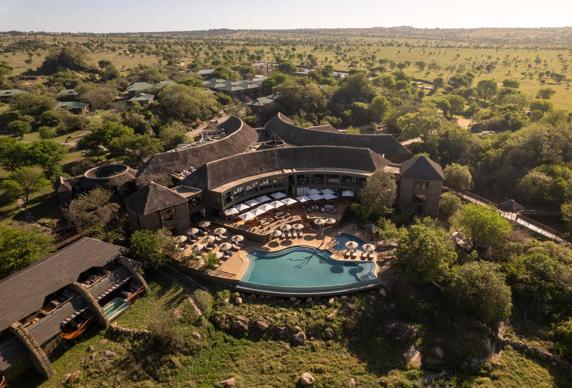 Lodge aerial view