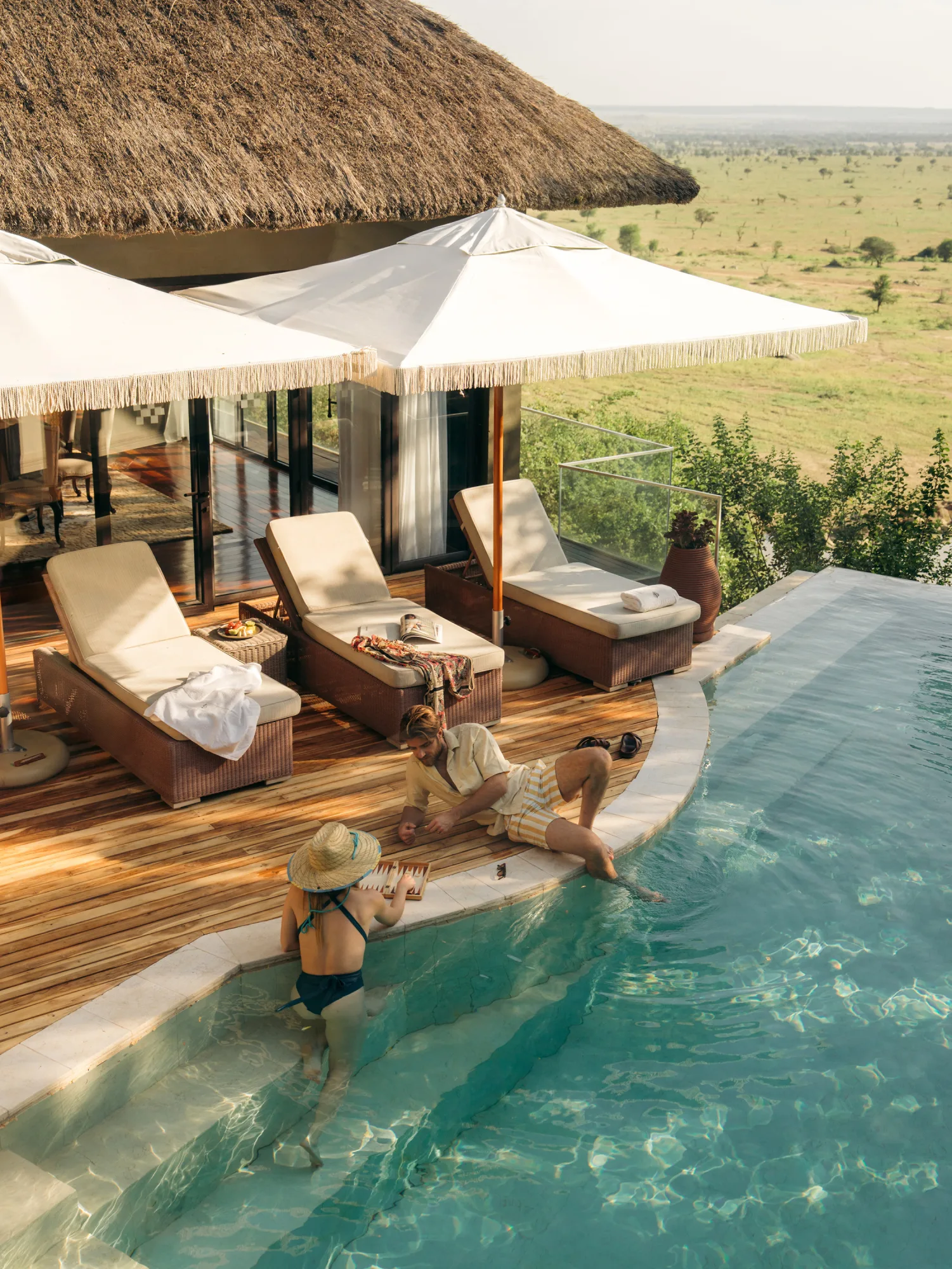 Private villa pool