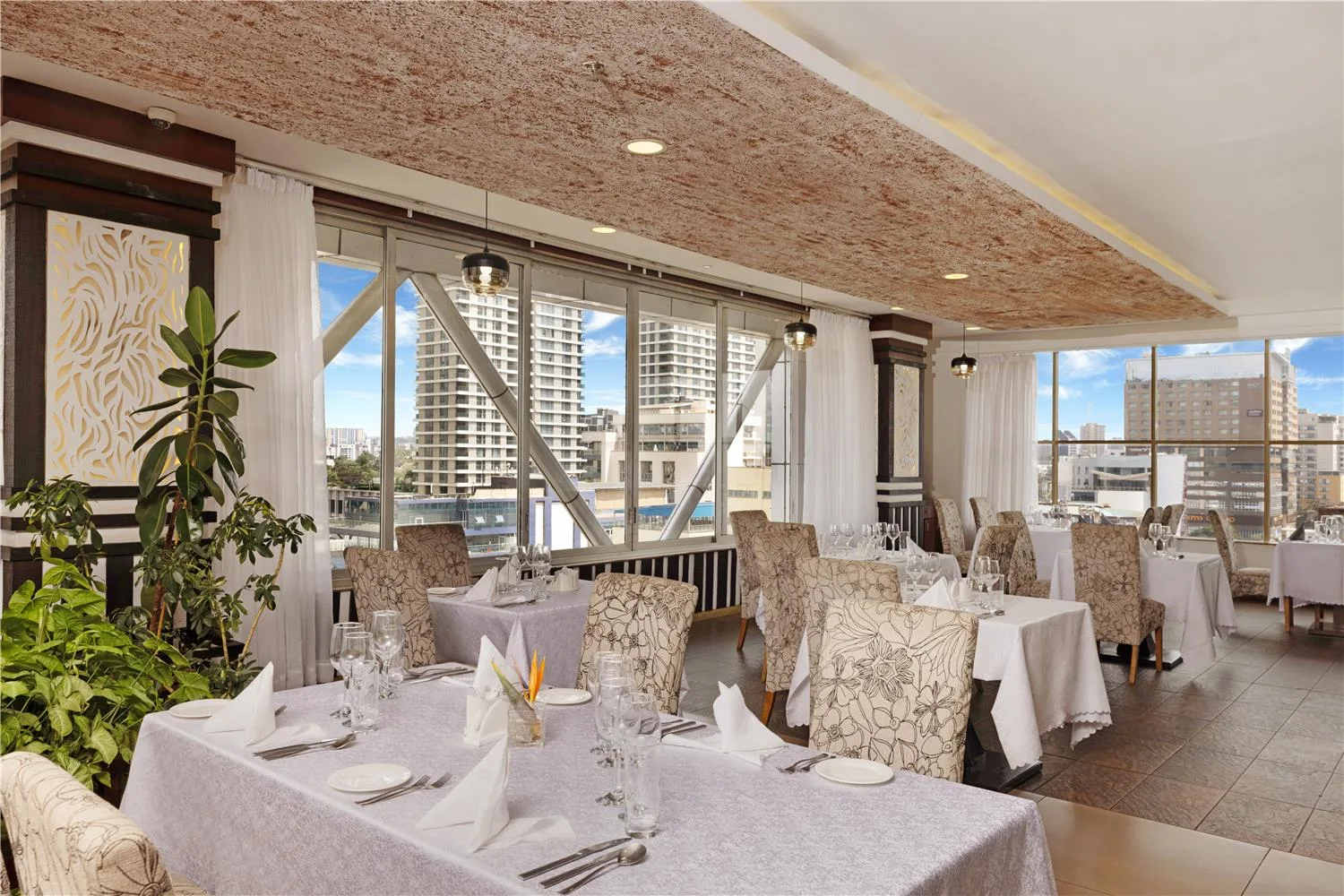 Tenth-floor restaurant