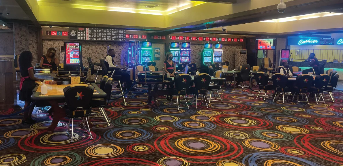 Simba Casino, the hotel's on-site entertainment venue