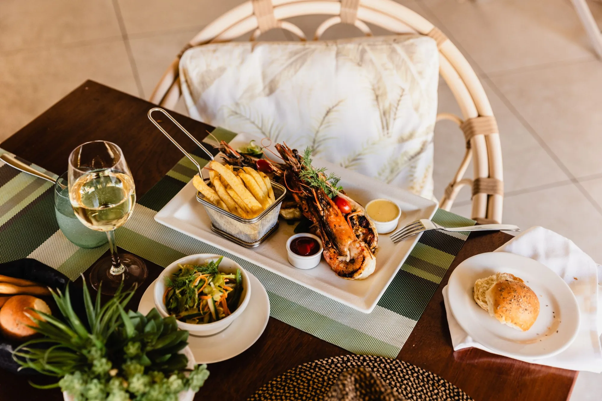 Coastal resort cuisine