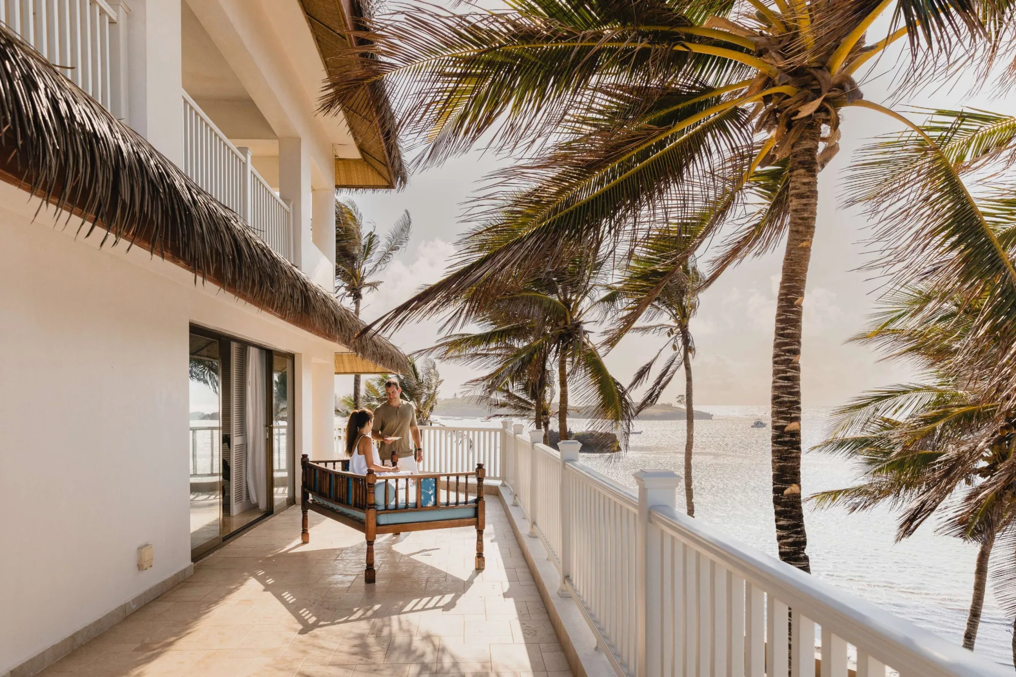 Ocean-view penthouse balcony