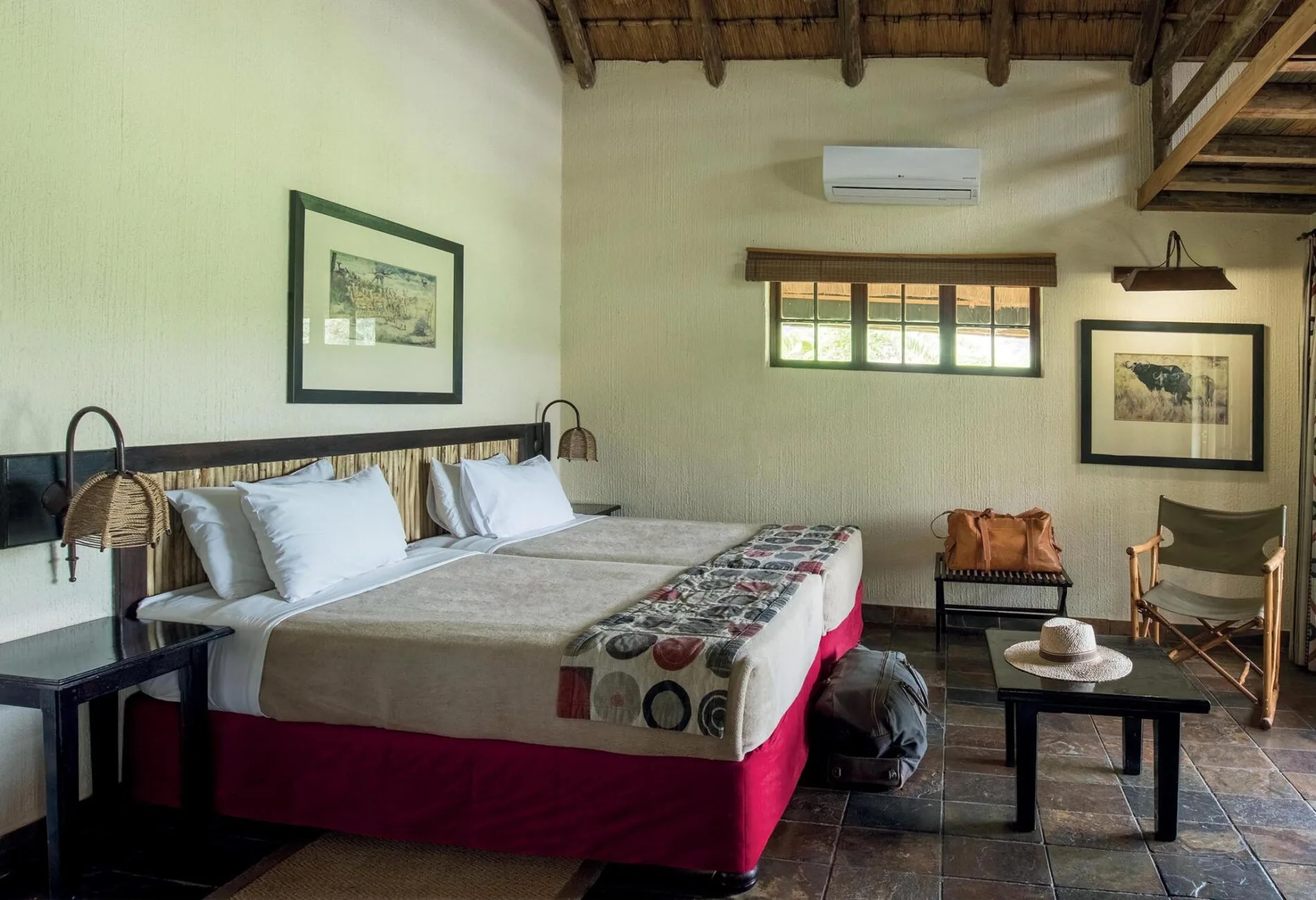River Chalets sit closest to the Sabie River and the estate's namesake hippo pool.