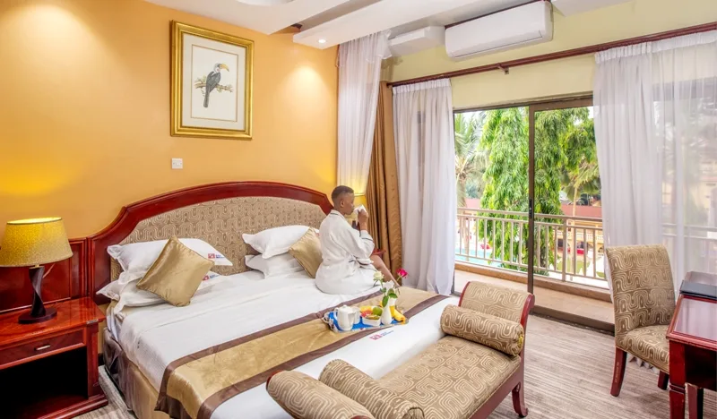 Executive suite bedroom