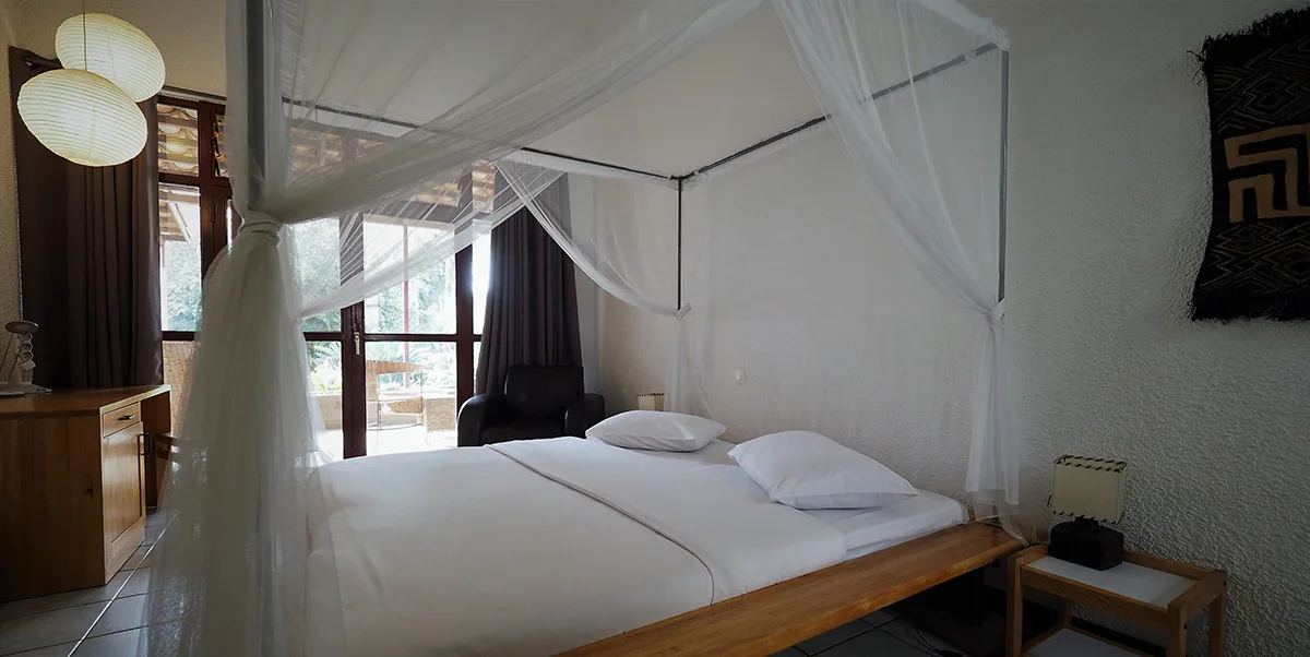 Garden-facing studio suite