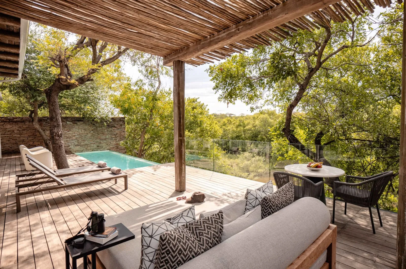 Forest-view plunge pool