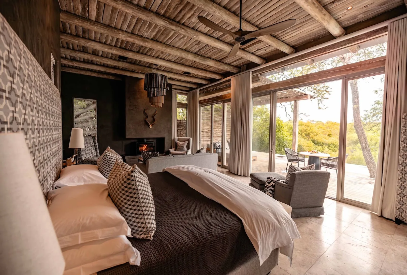 Riverine forest villa bedroom