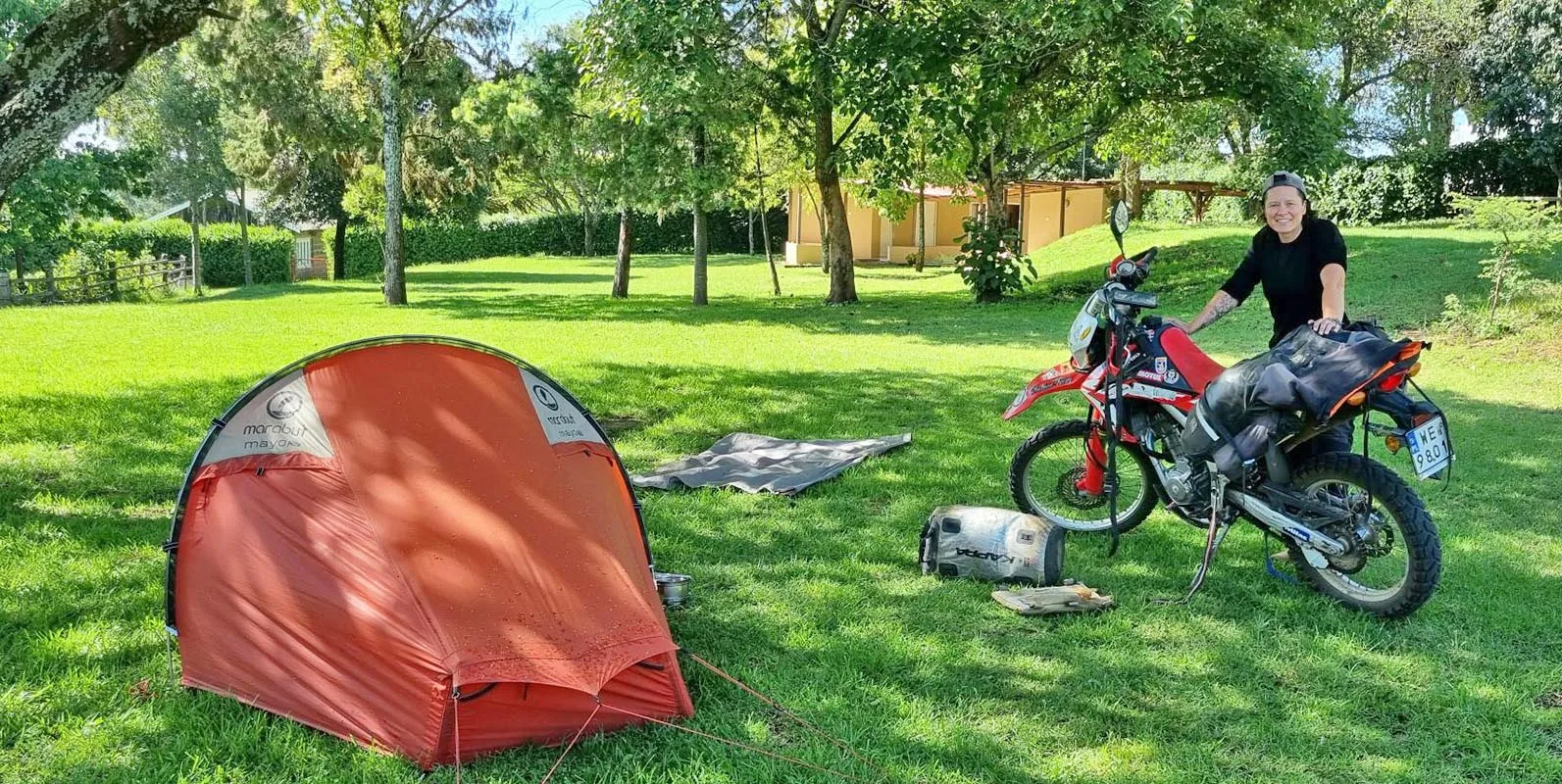 Independent overland campsite
