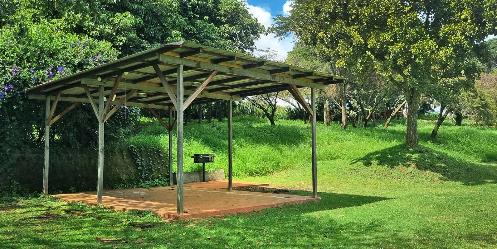 Designated campsite cookspace