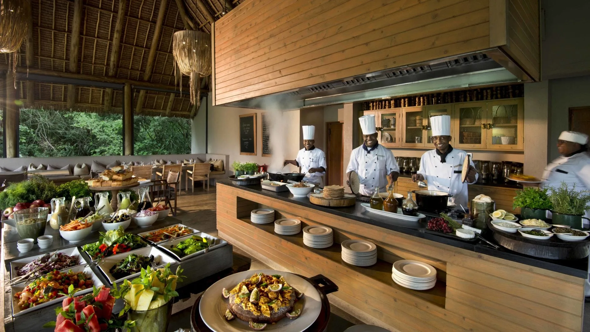 Interactive camp dining