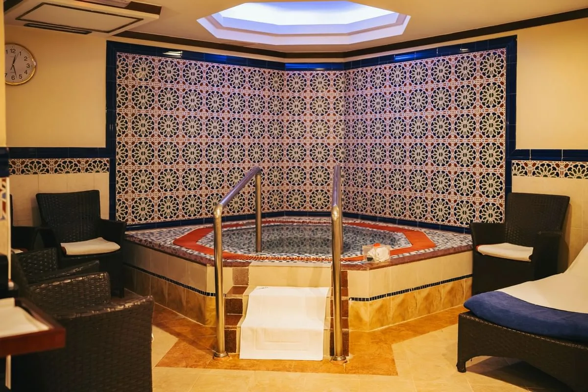 The jacuzzi at Maisha Spa & Health Club.