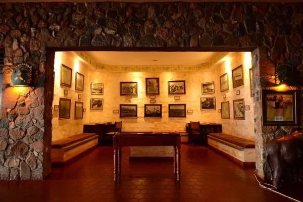 Historic lodge lobby