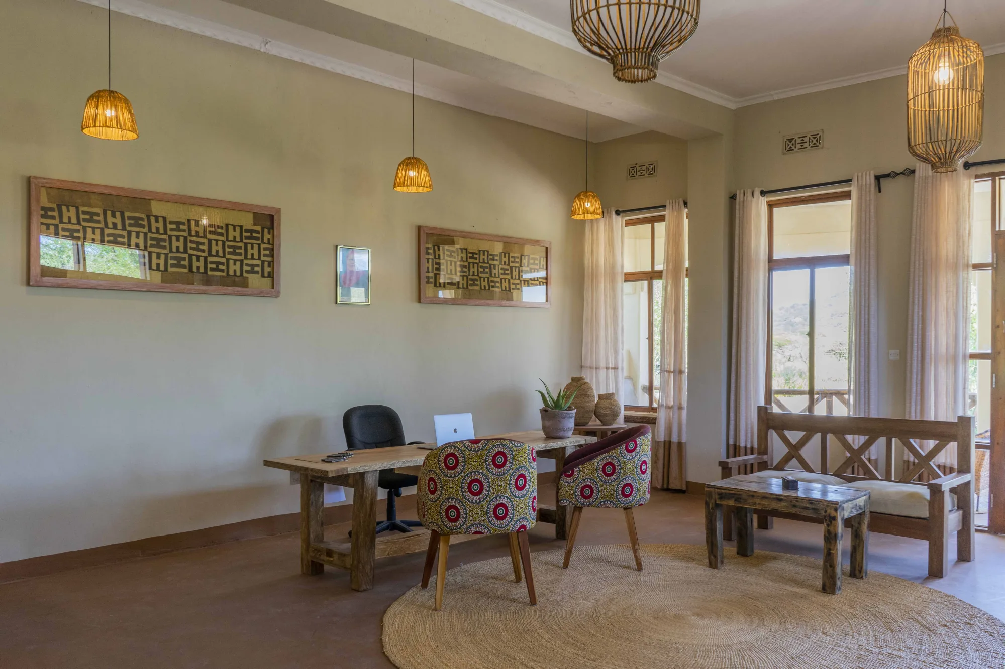 Locally inspired lounge