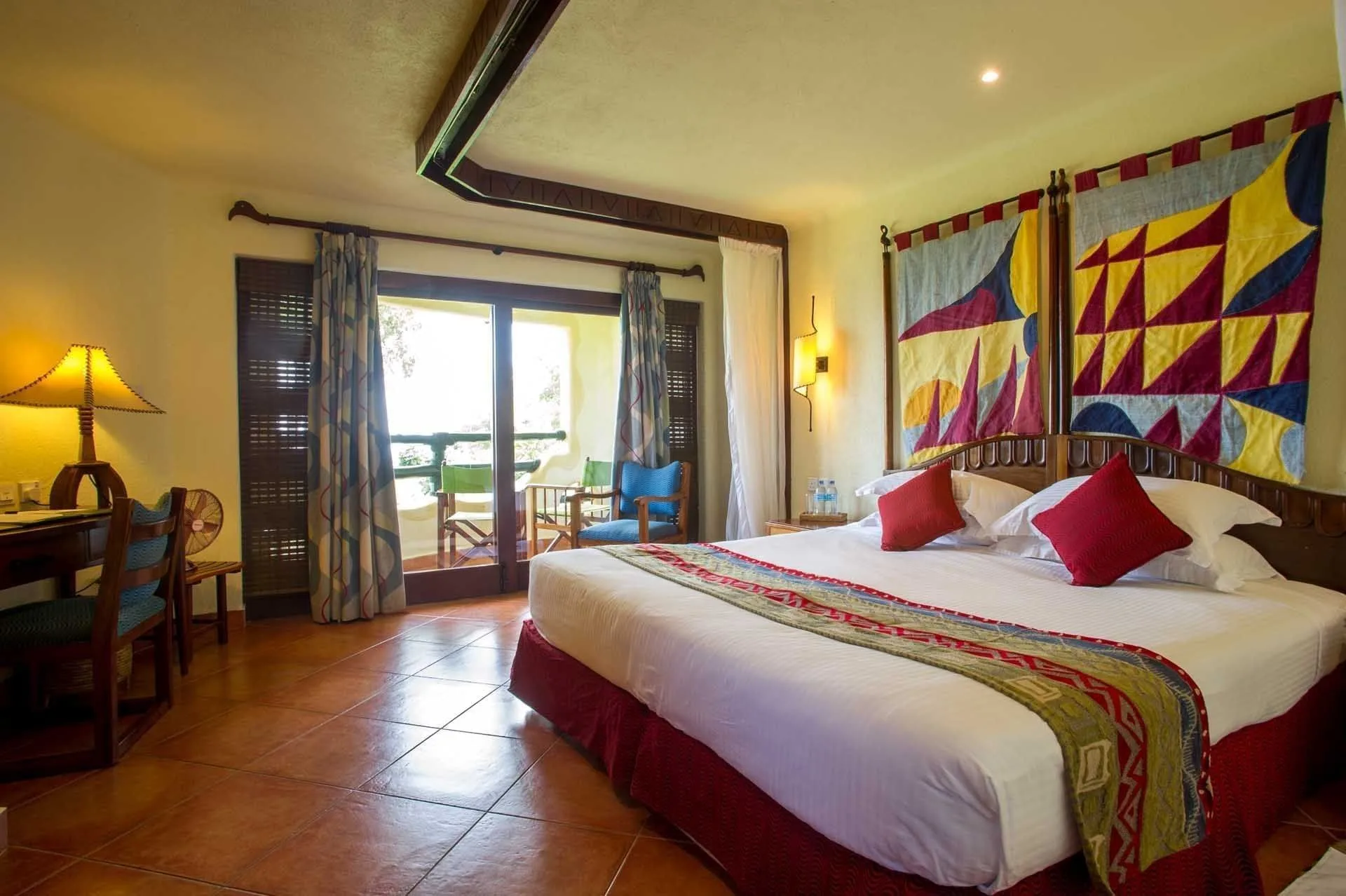 Colourful standard room