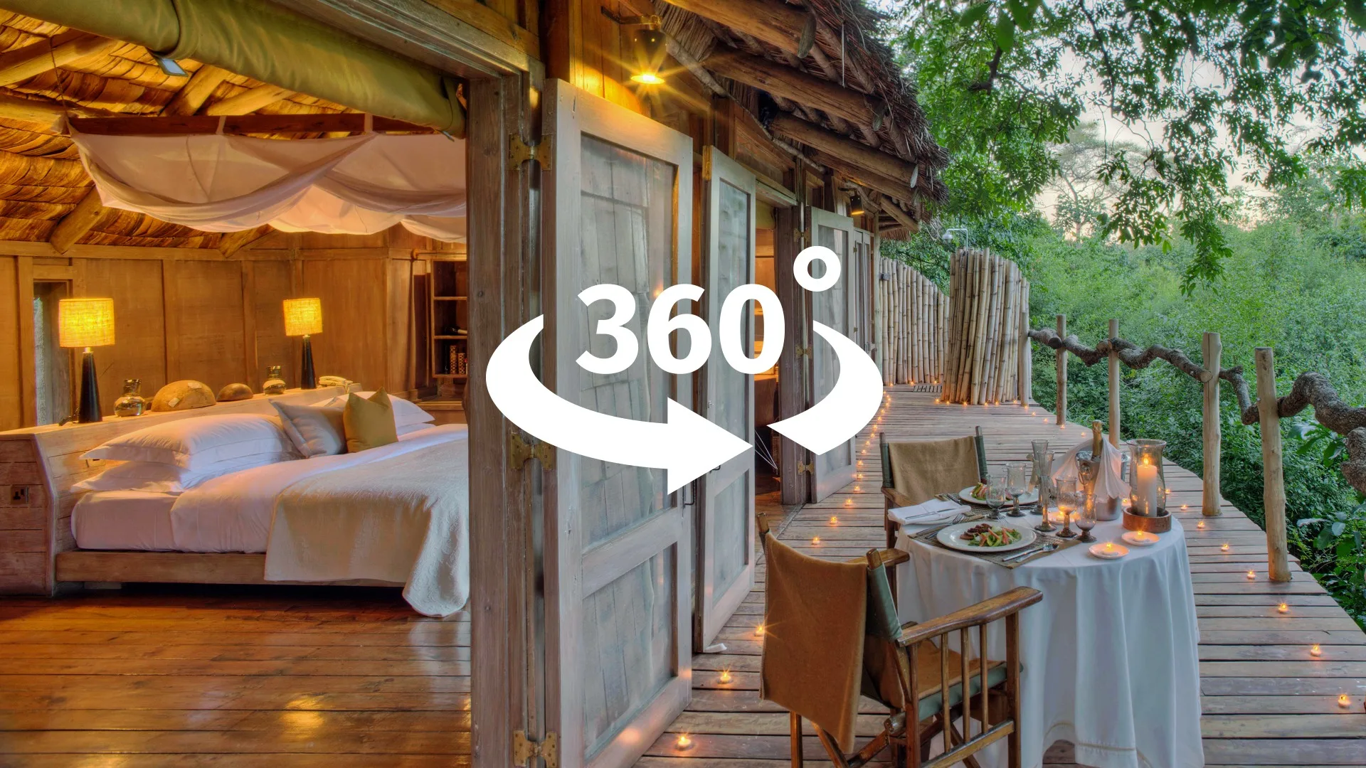 The dramatic Rift Valley scenery surrounding Lake Manyara Tree Lodge.