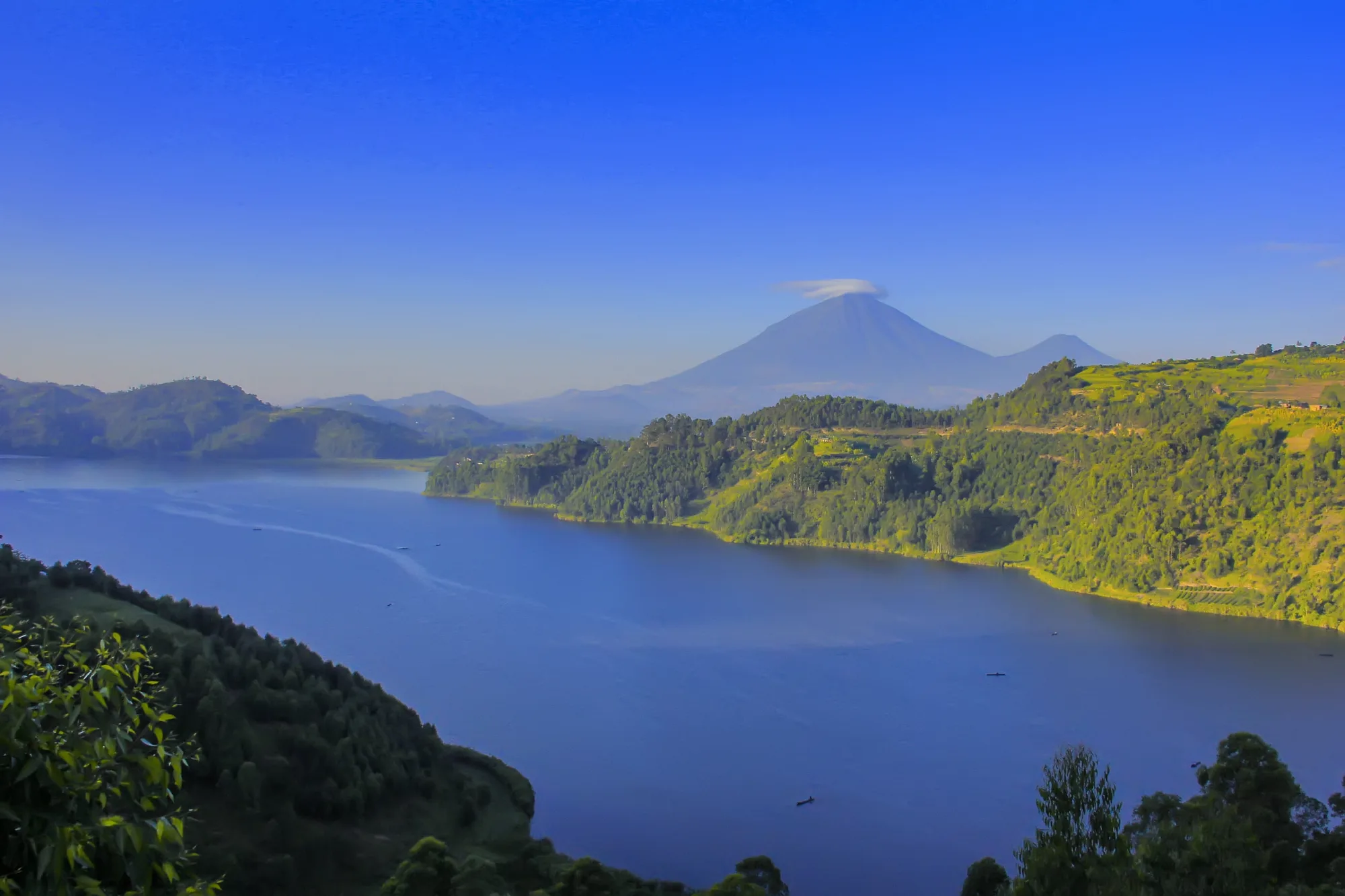Virunga volcano panorama