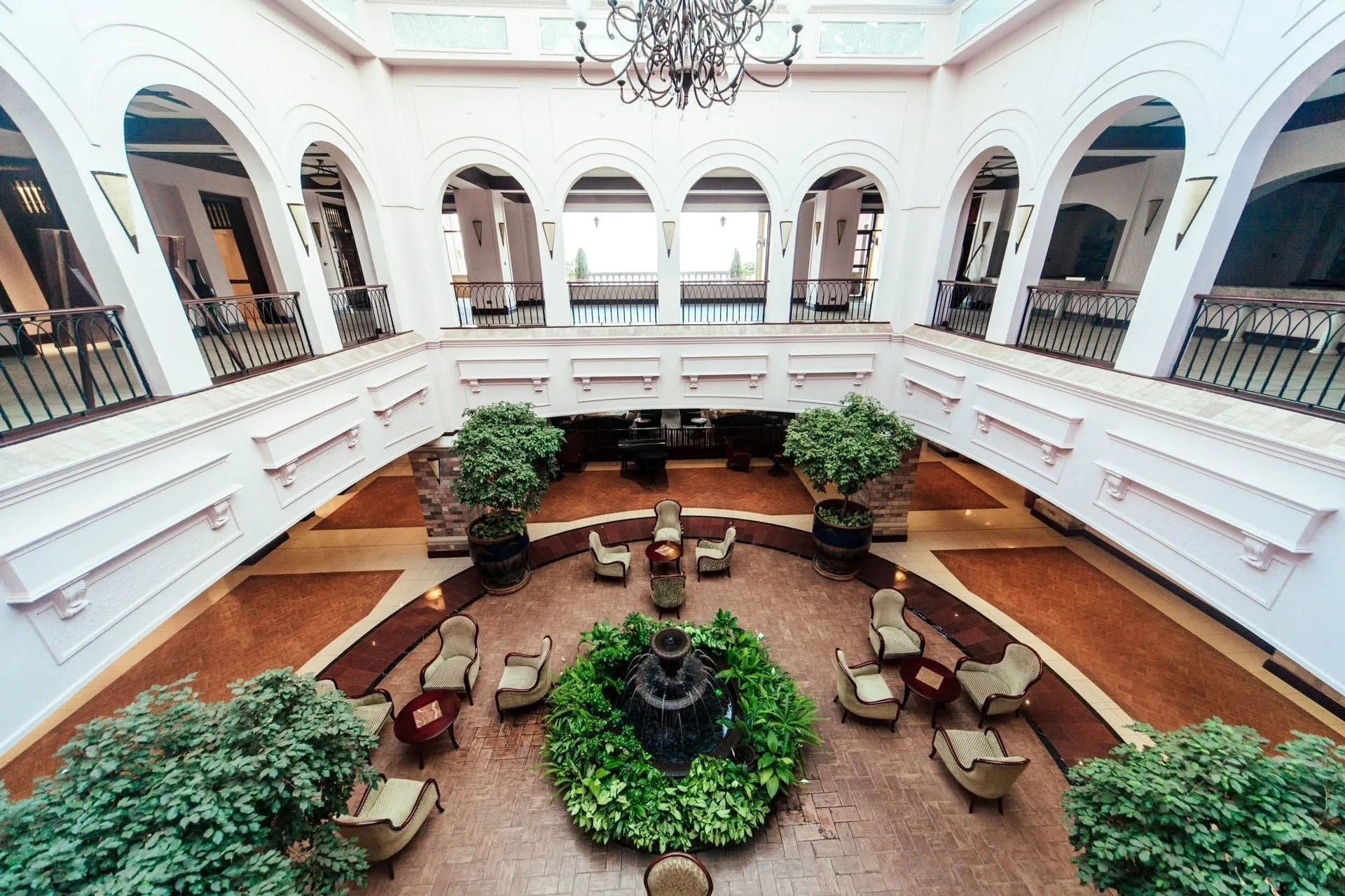 Mediterranean-inspired lobby