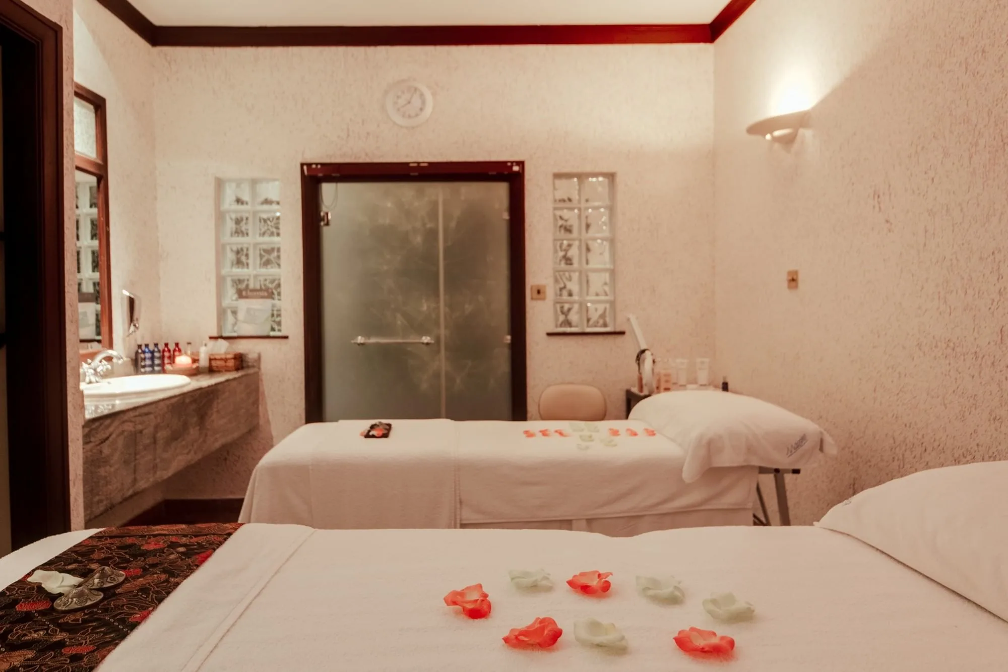 Private spa treatment room
