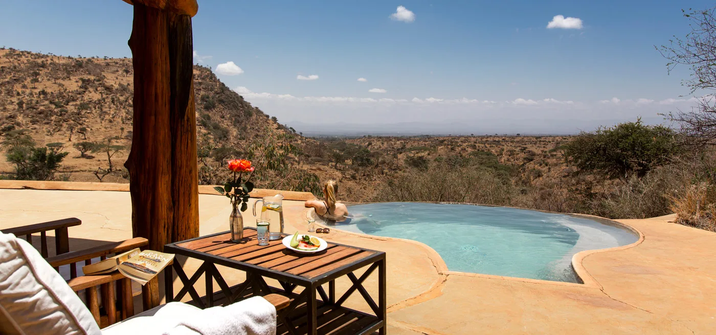 Private cottage plunge pool