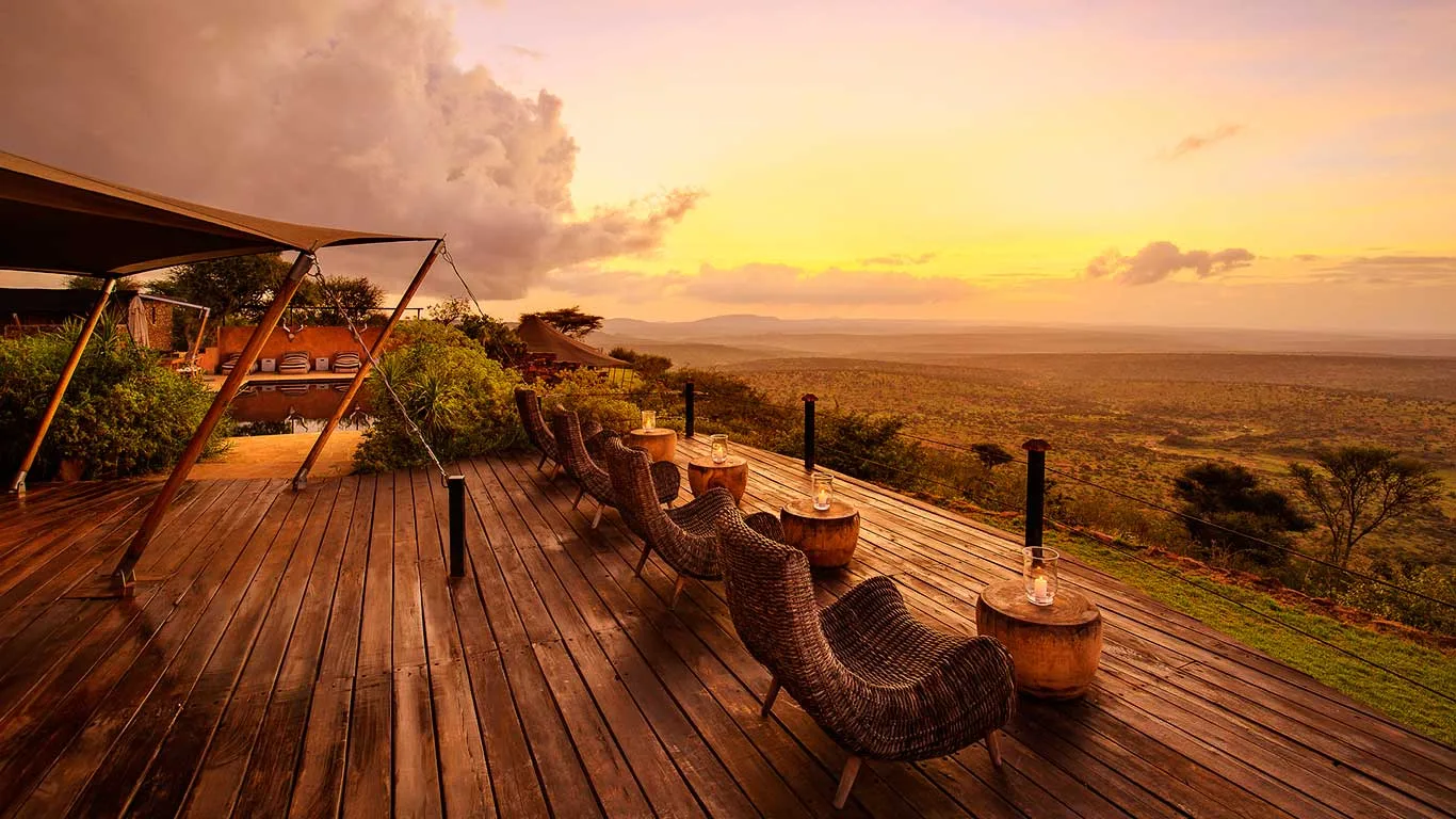Escarpment sunset deck