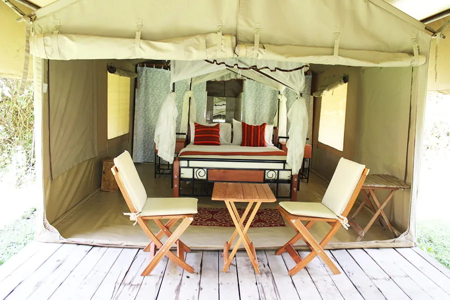 Furnished superior tent