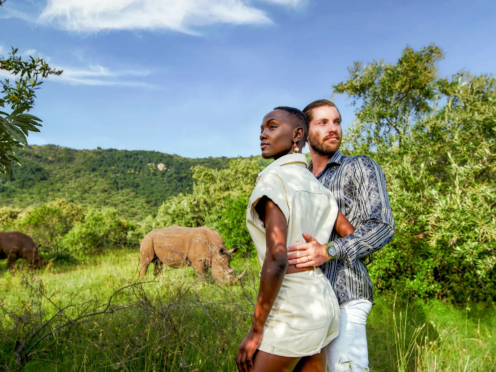 Elephant encounter in the Mara