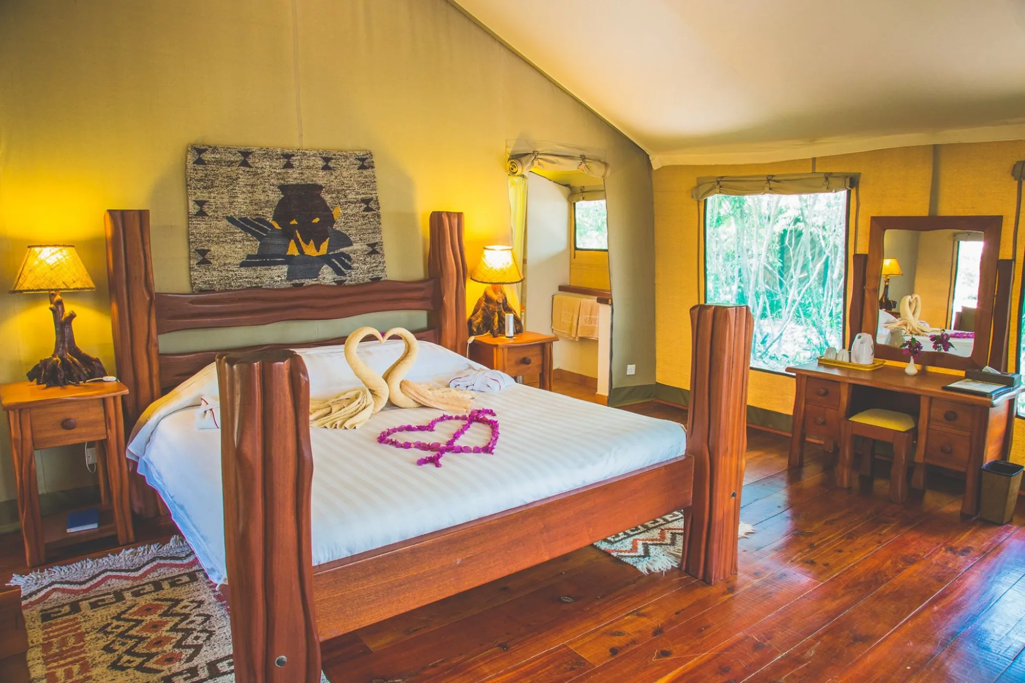 Romantic room setup