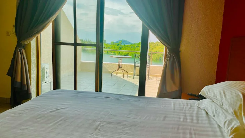 Private lake-view balcony