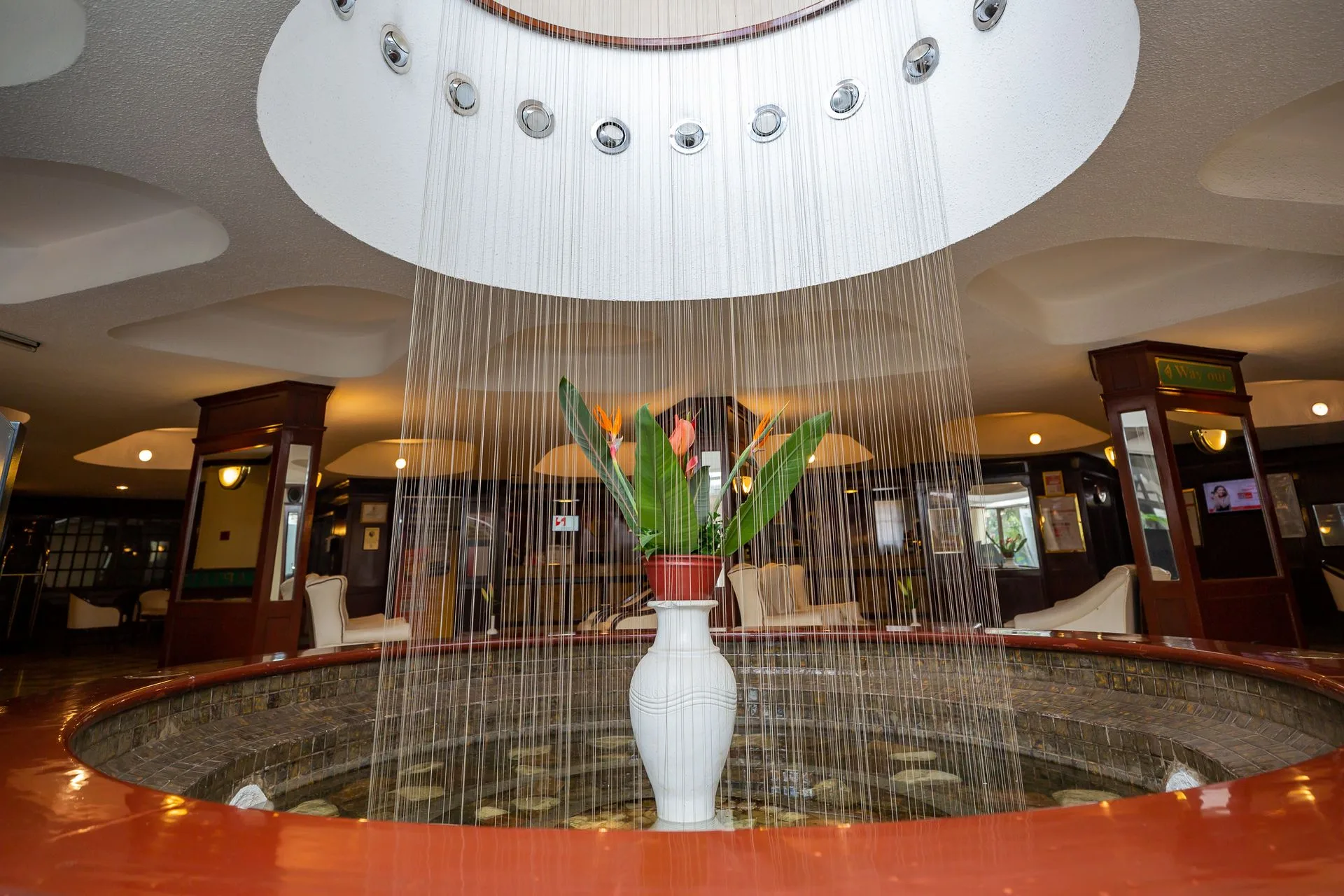 Lobby and reception lounge