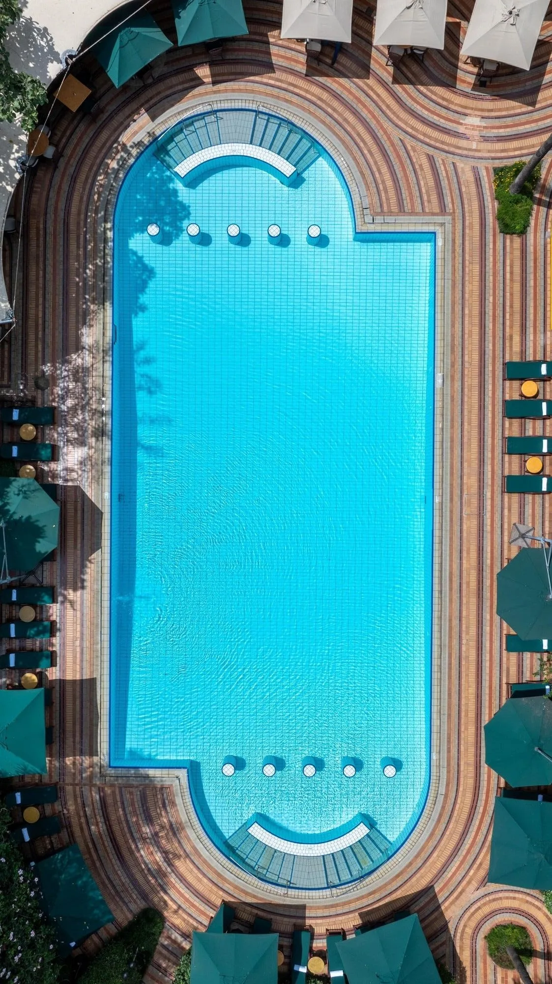 Heated outdoor pool