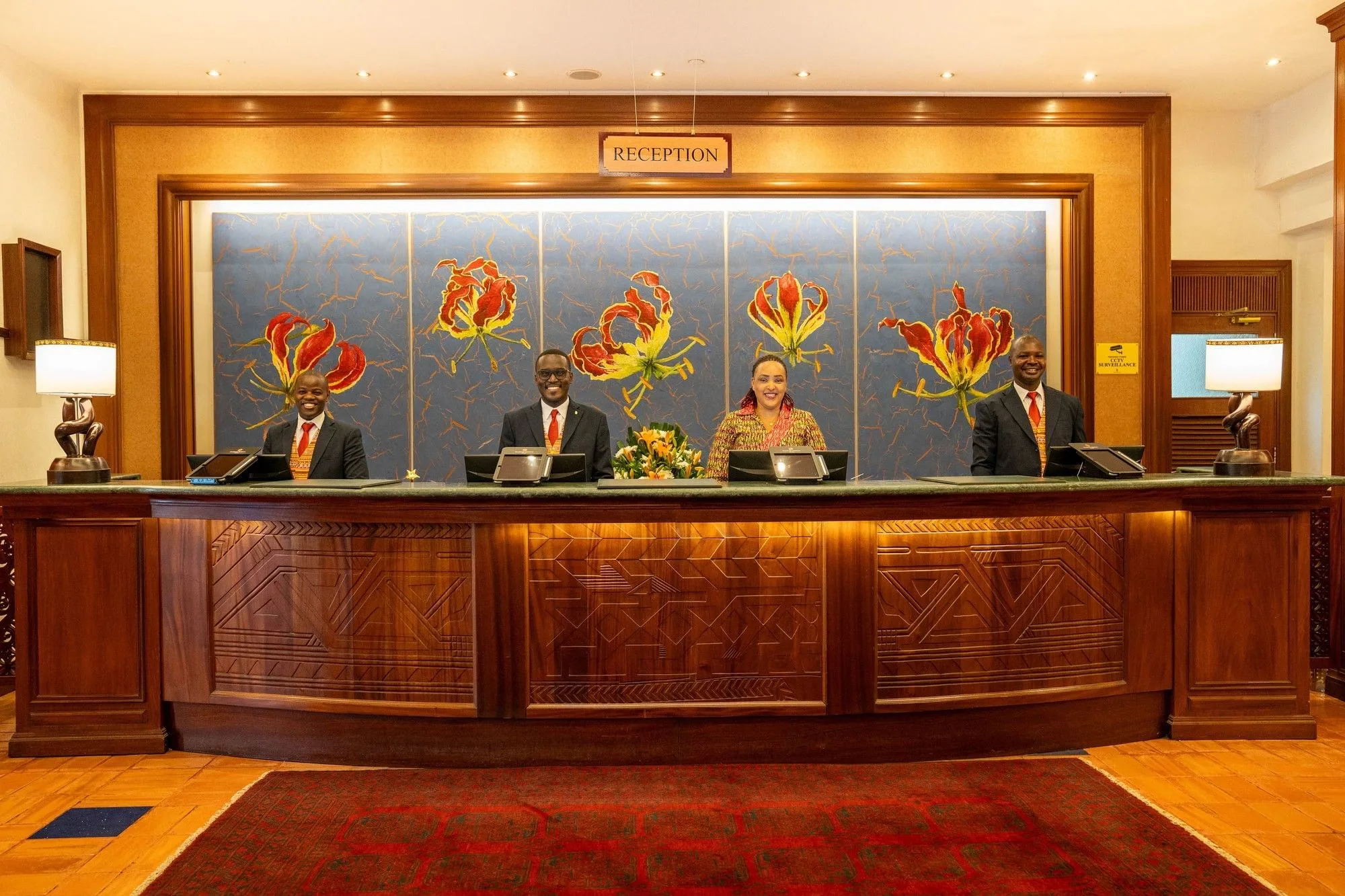 Hotel reception