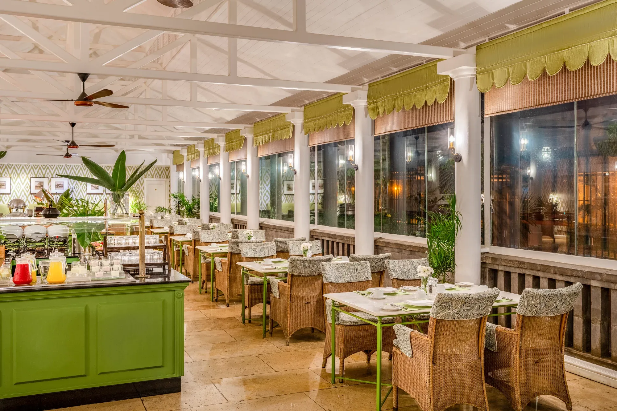 Terrace dining