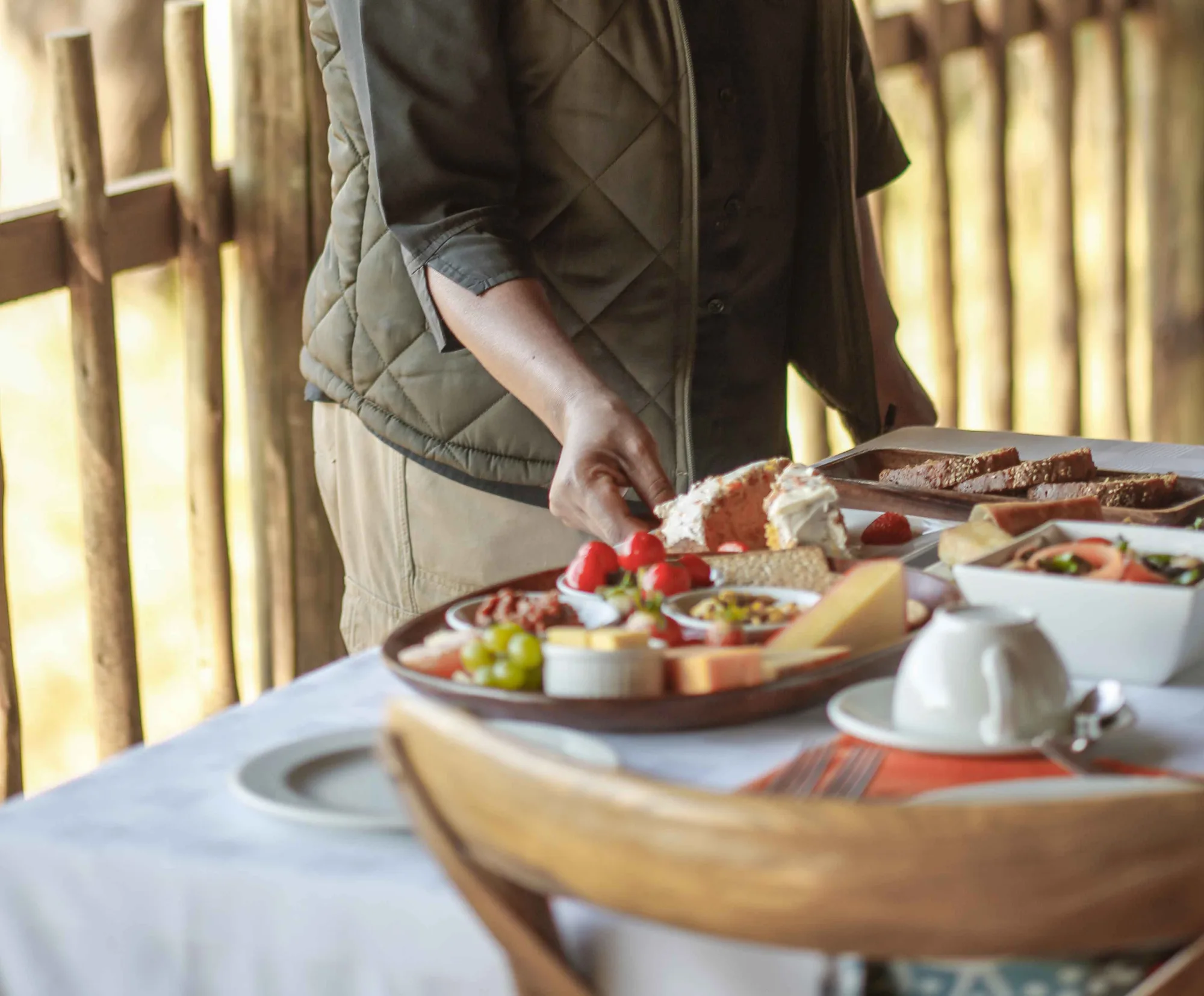 Fresh lodge dining