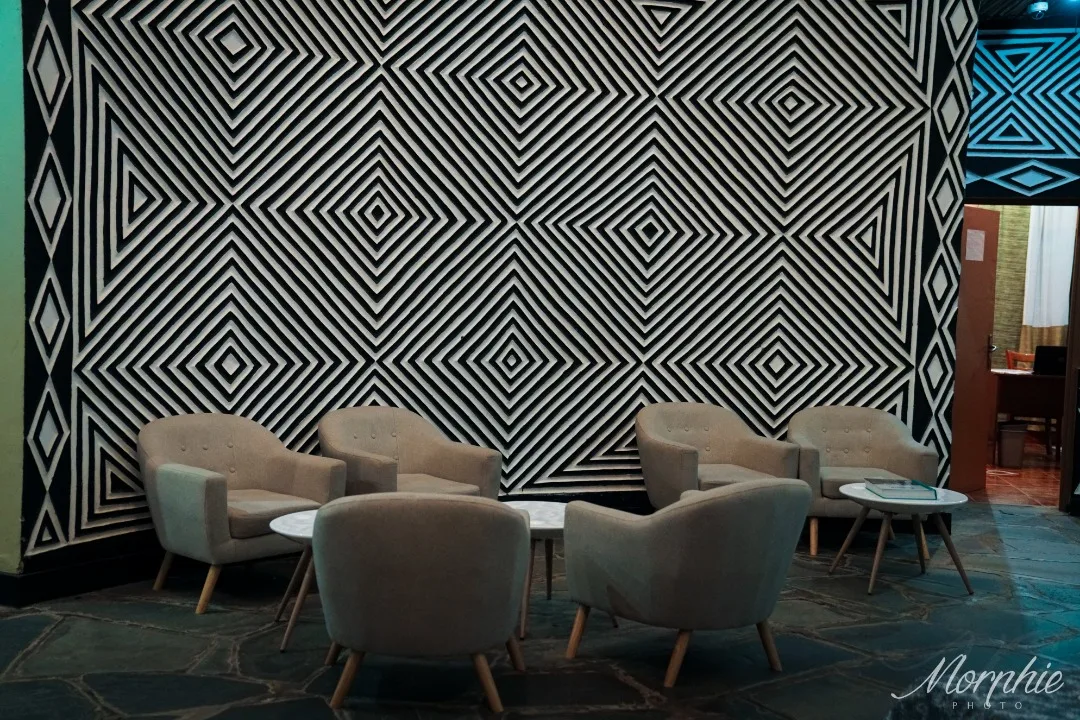 Contemporary Rwandan-inspired lounge