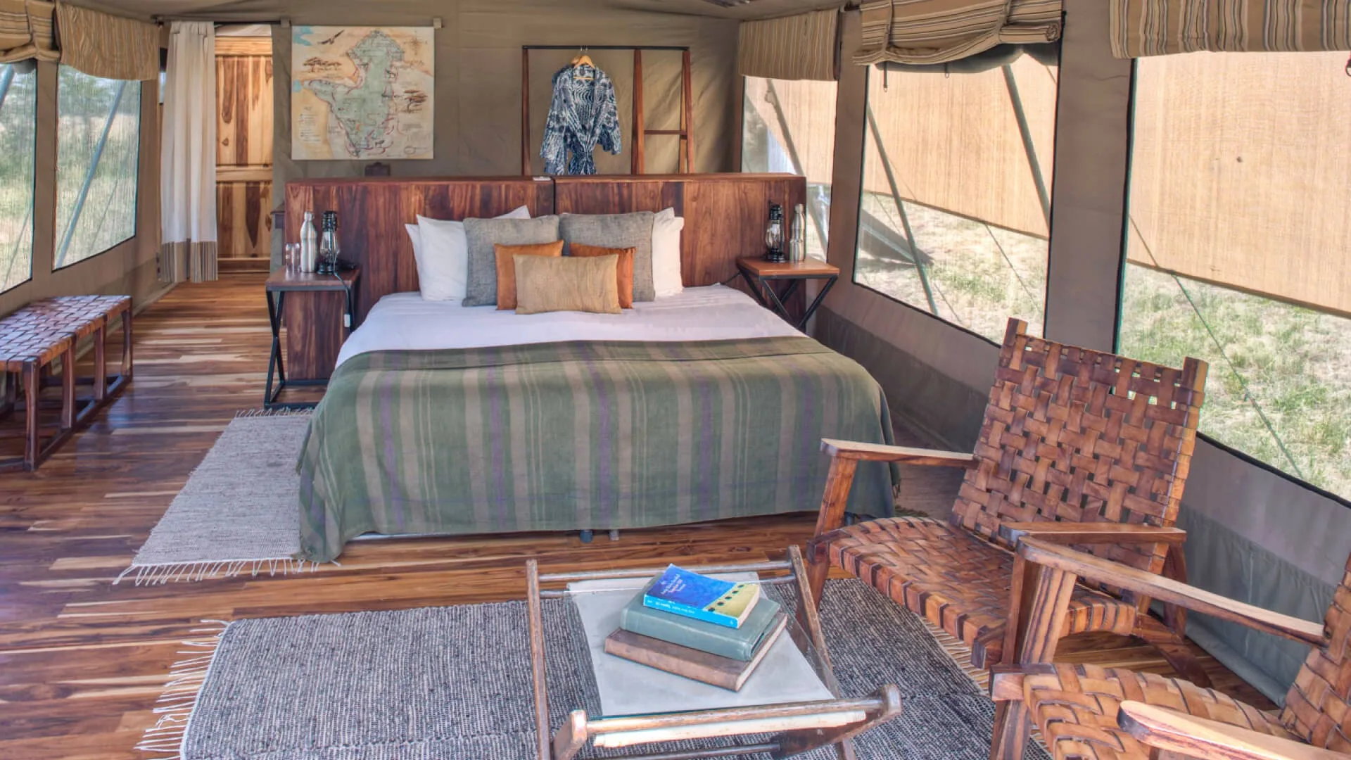 Furnished Olakira guest tent