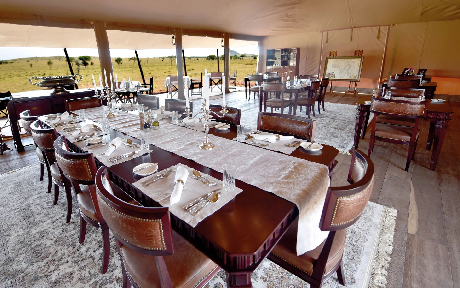 Main dining tent